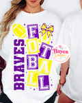Braves Football Short Sleeve Tee