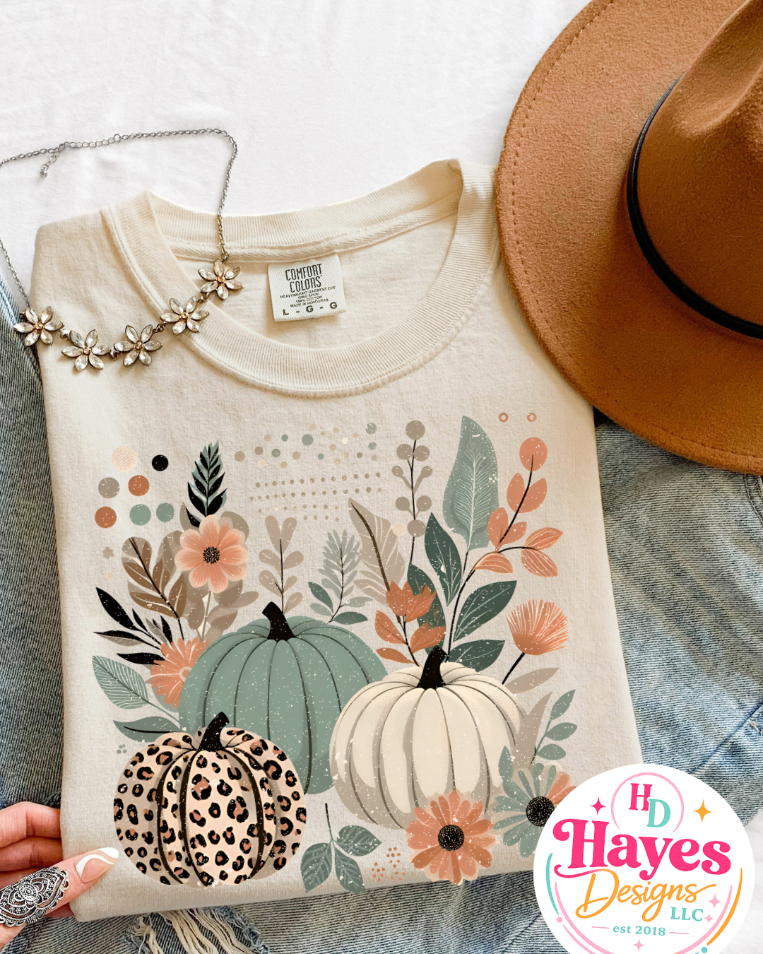 Pumpkins & Petals Tee