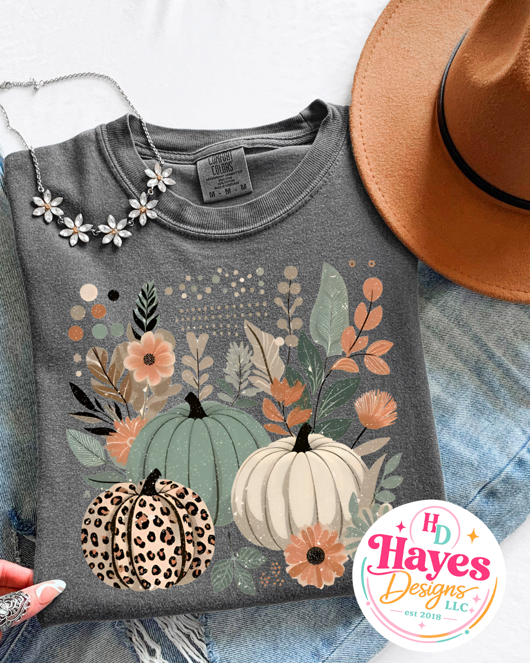 Pumpkins & Petals Tee