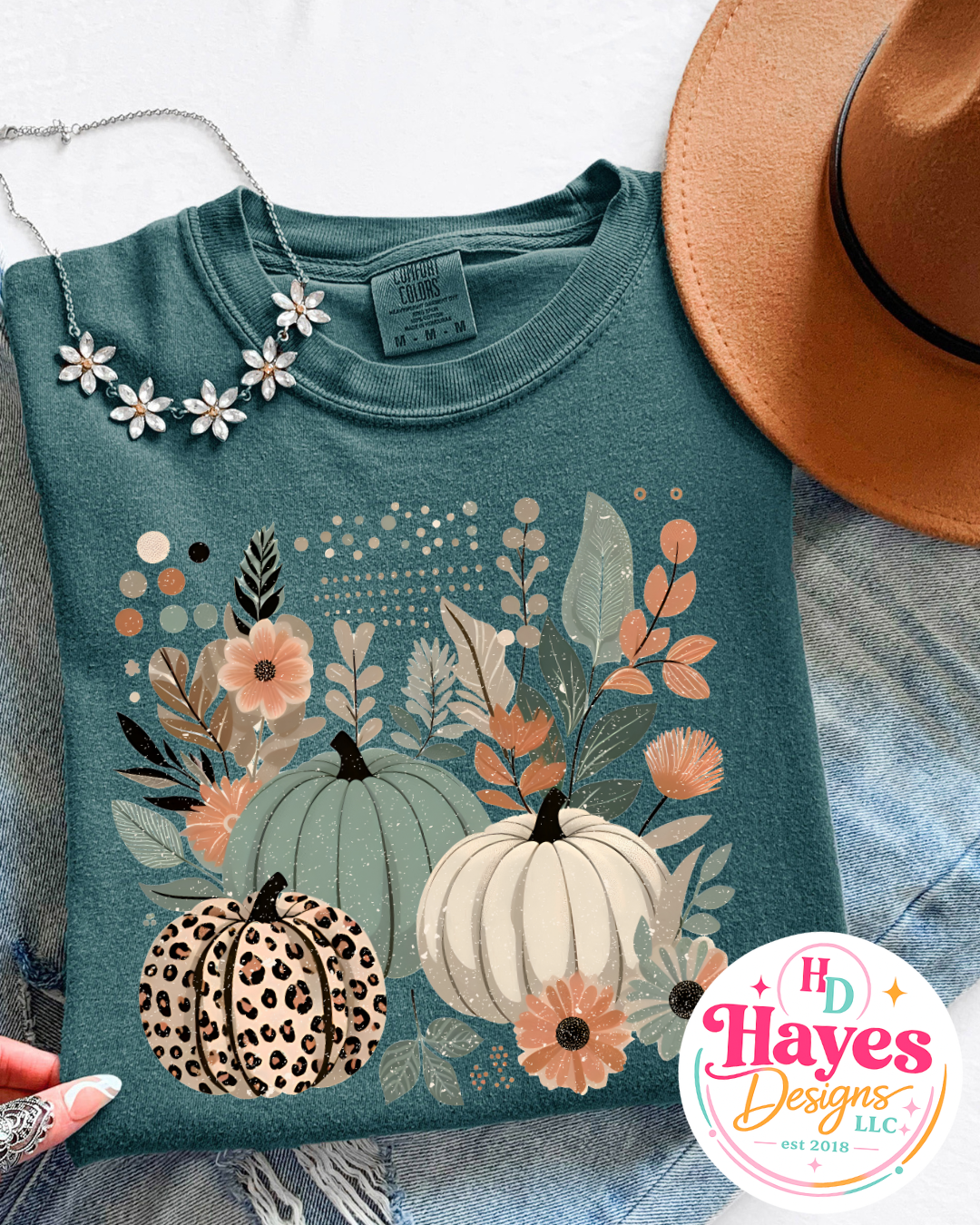 Pumpkins & Petals Tee