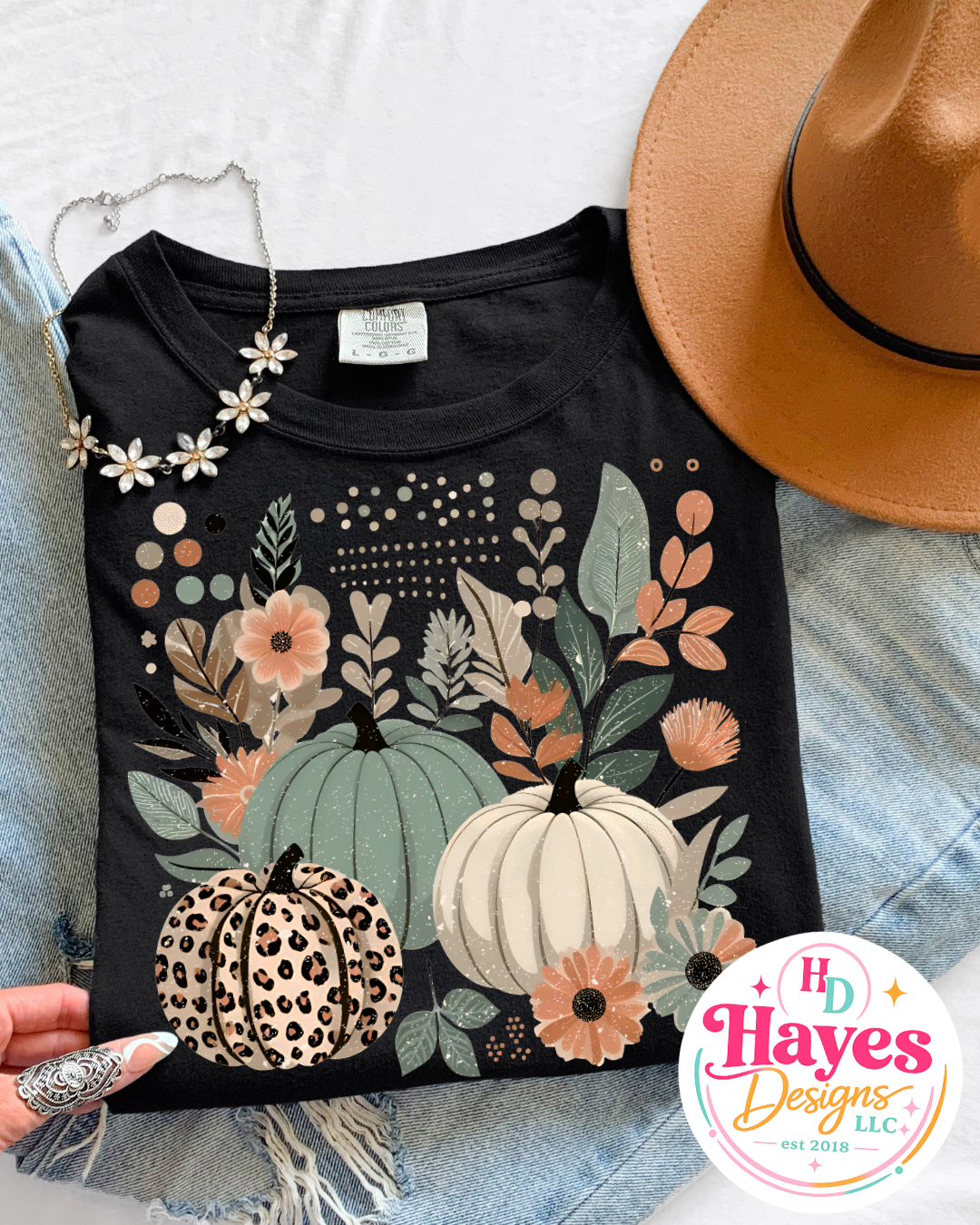Pumpkins & Petals Tee