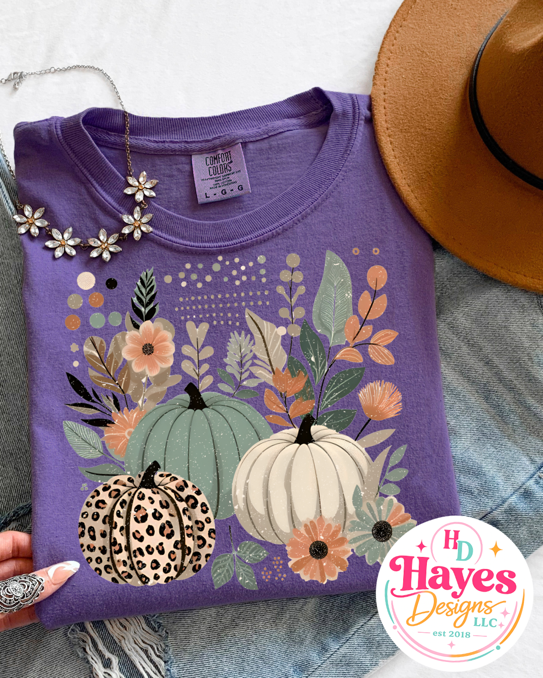 Pumpkins & Petals Tee