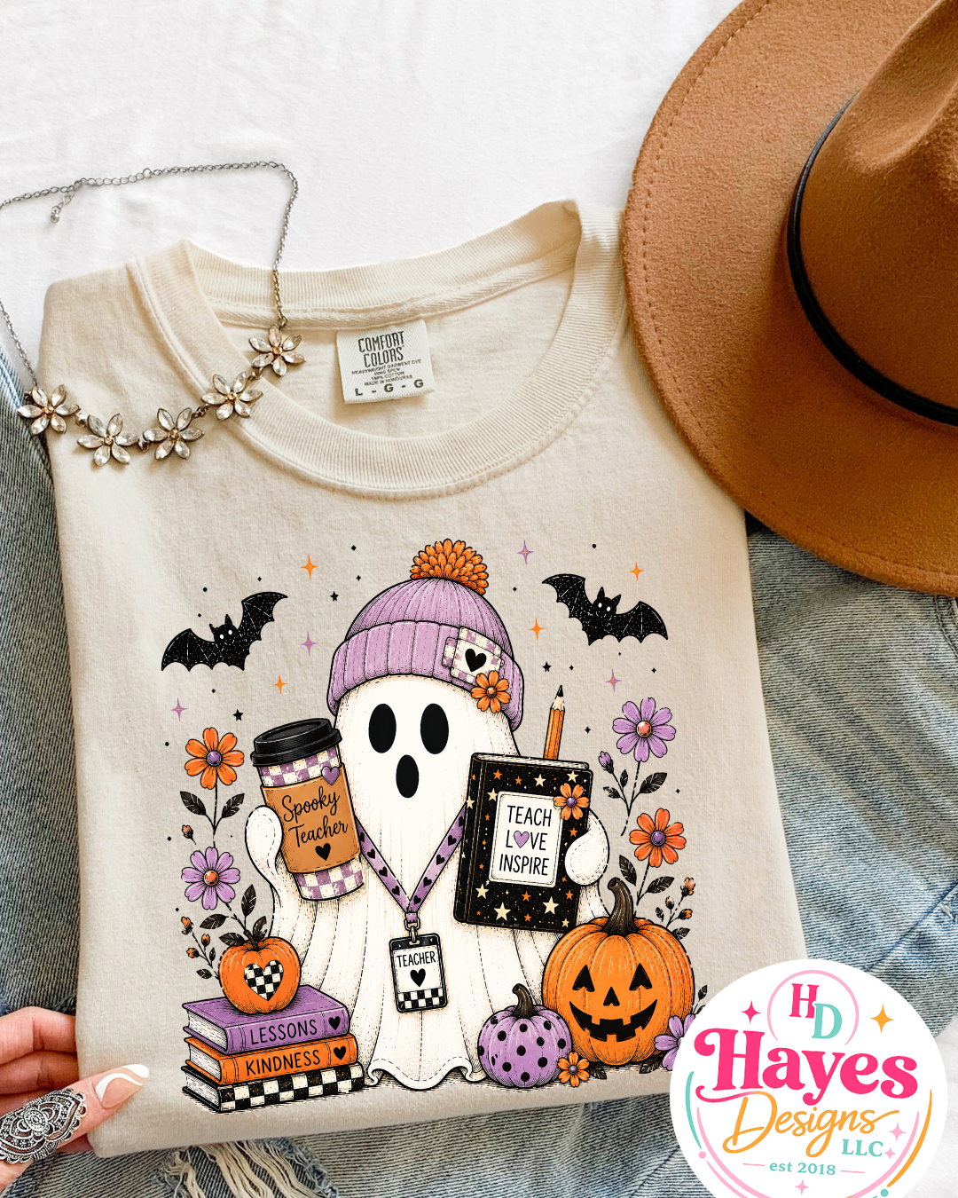 Spooky Teacher Tee