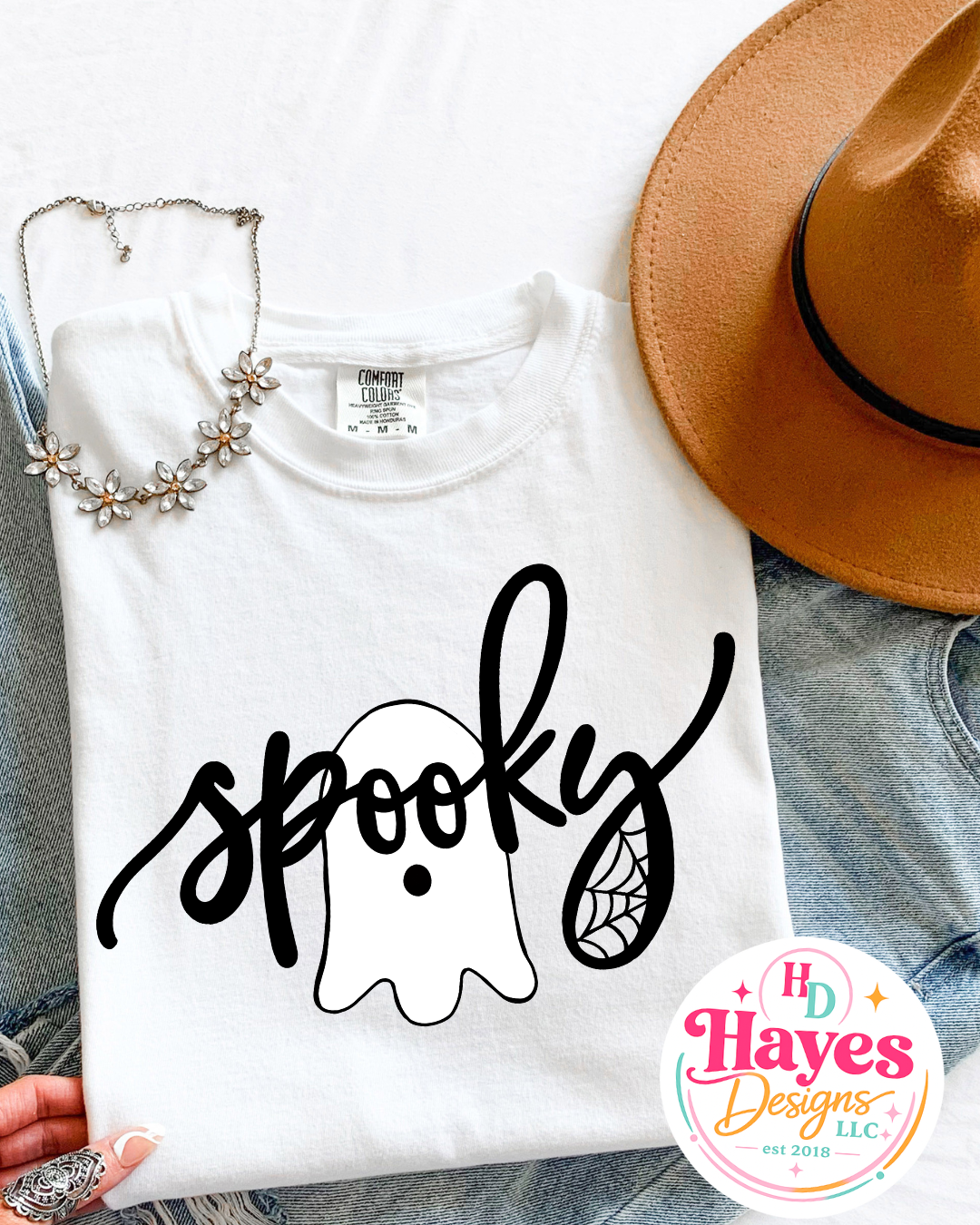 Spooky Script Tee