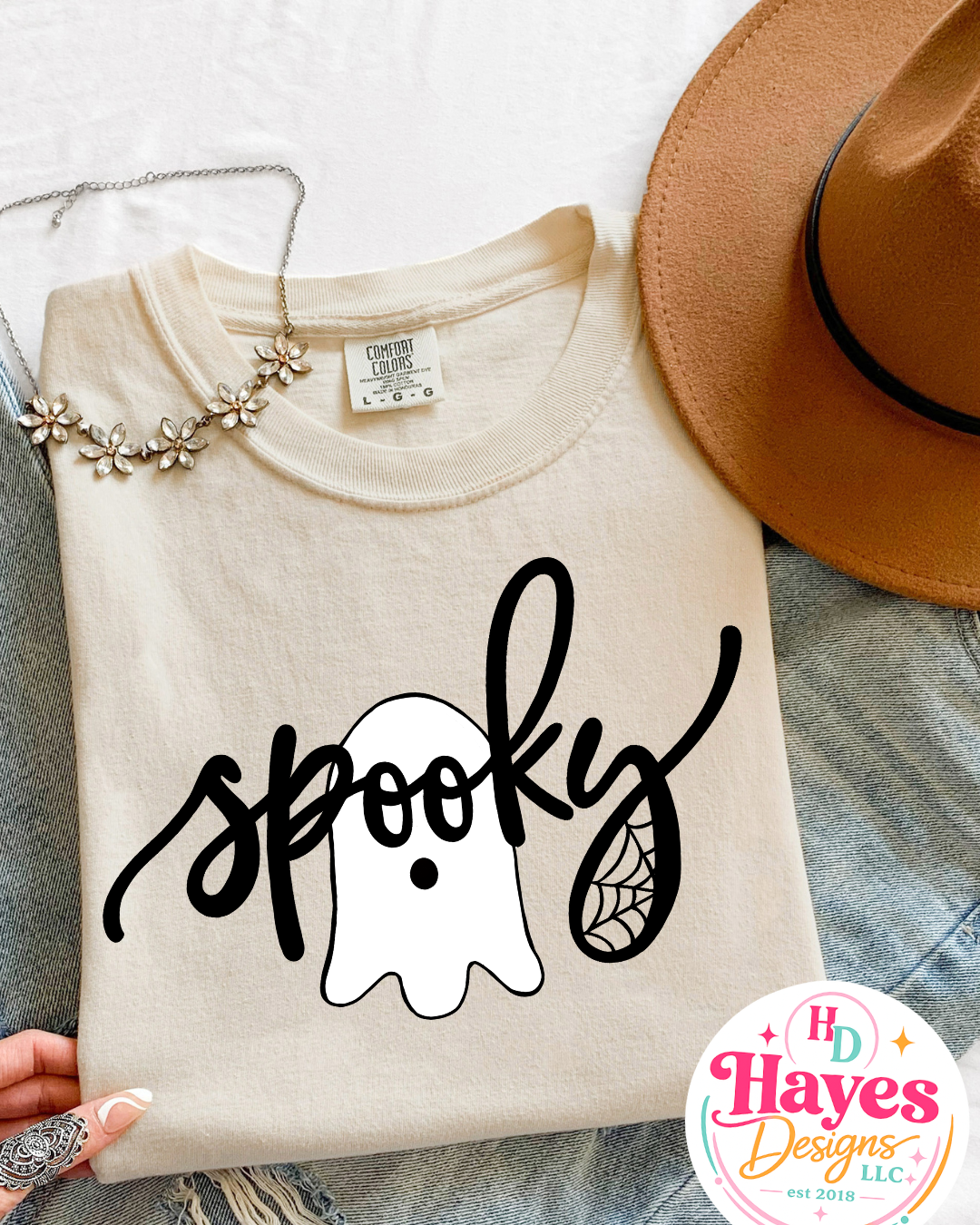 Spooky Script Tee