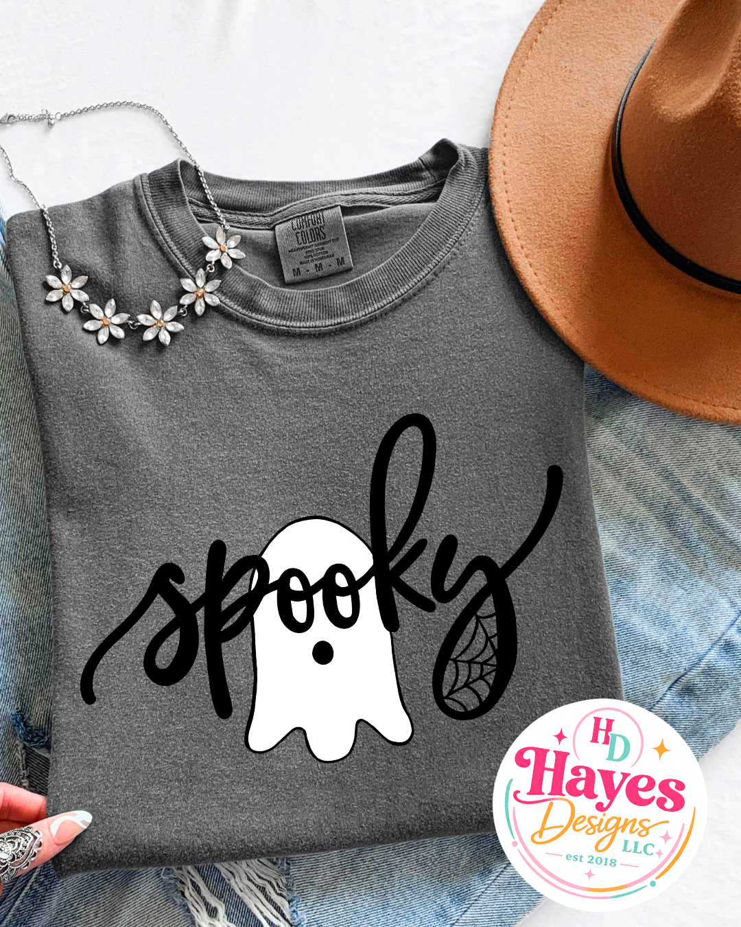 Spooky Script Tee