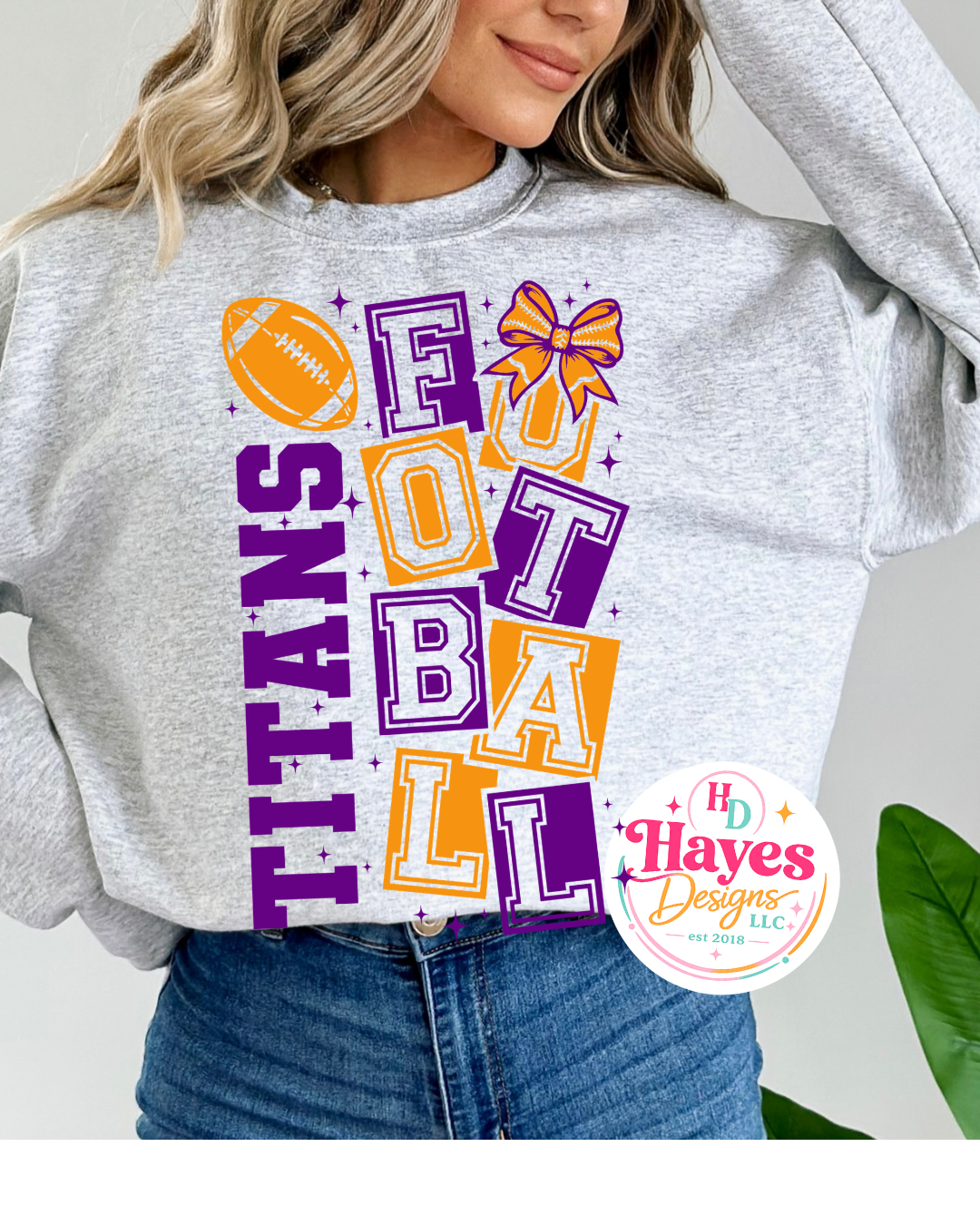 Titans Football Crewneck Sweatshirt