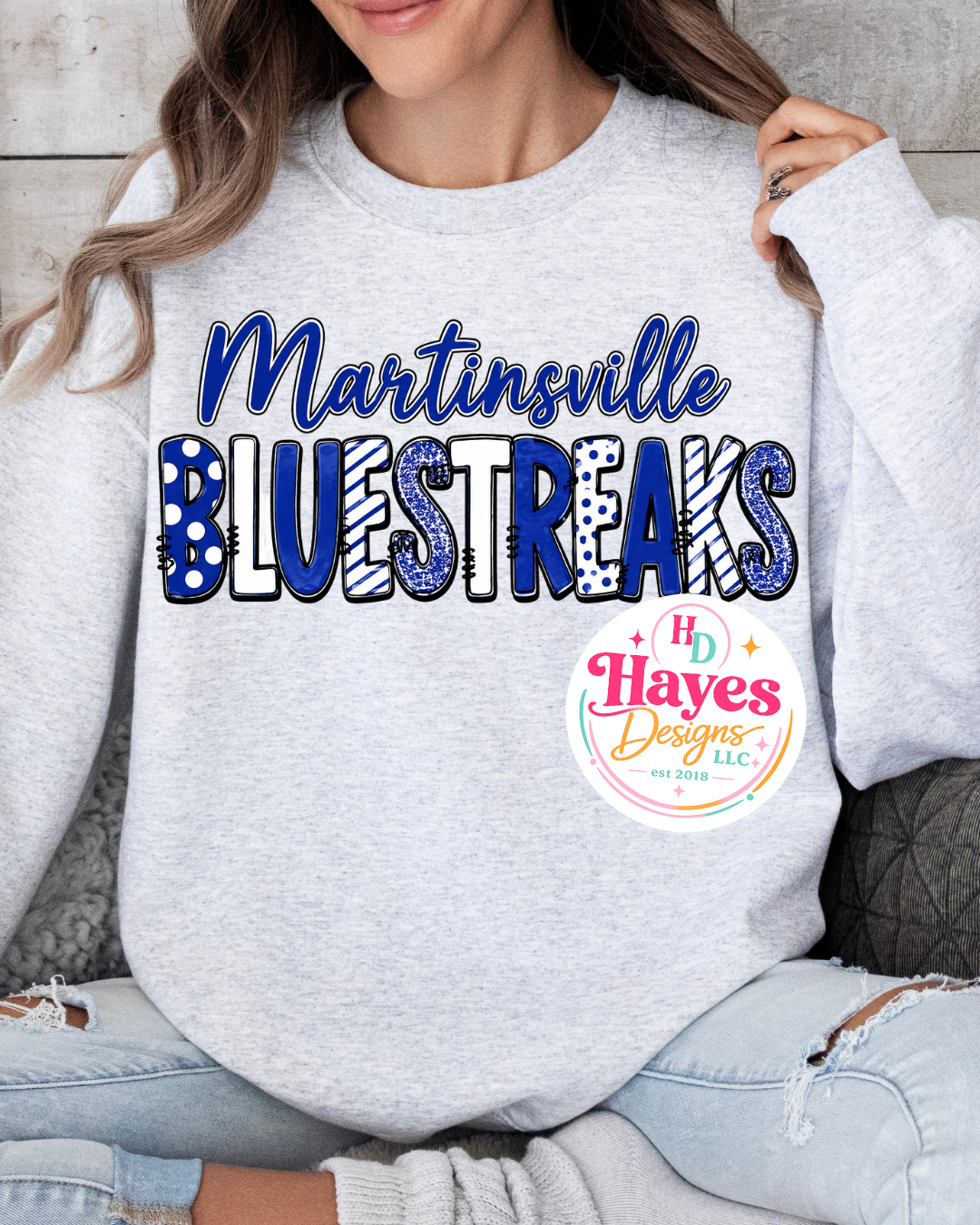 Bluestreaks Crewneck Sweatshirt