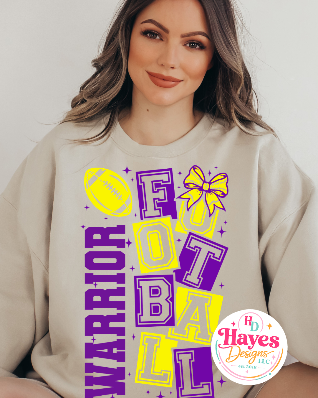 Warrior Football Crewneck Sweatshirt