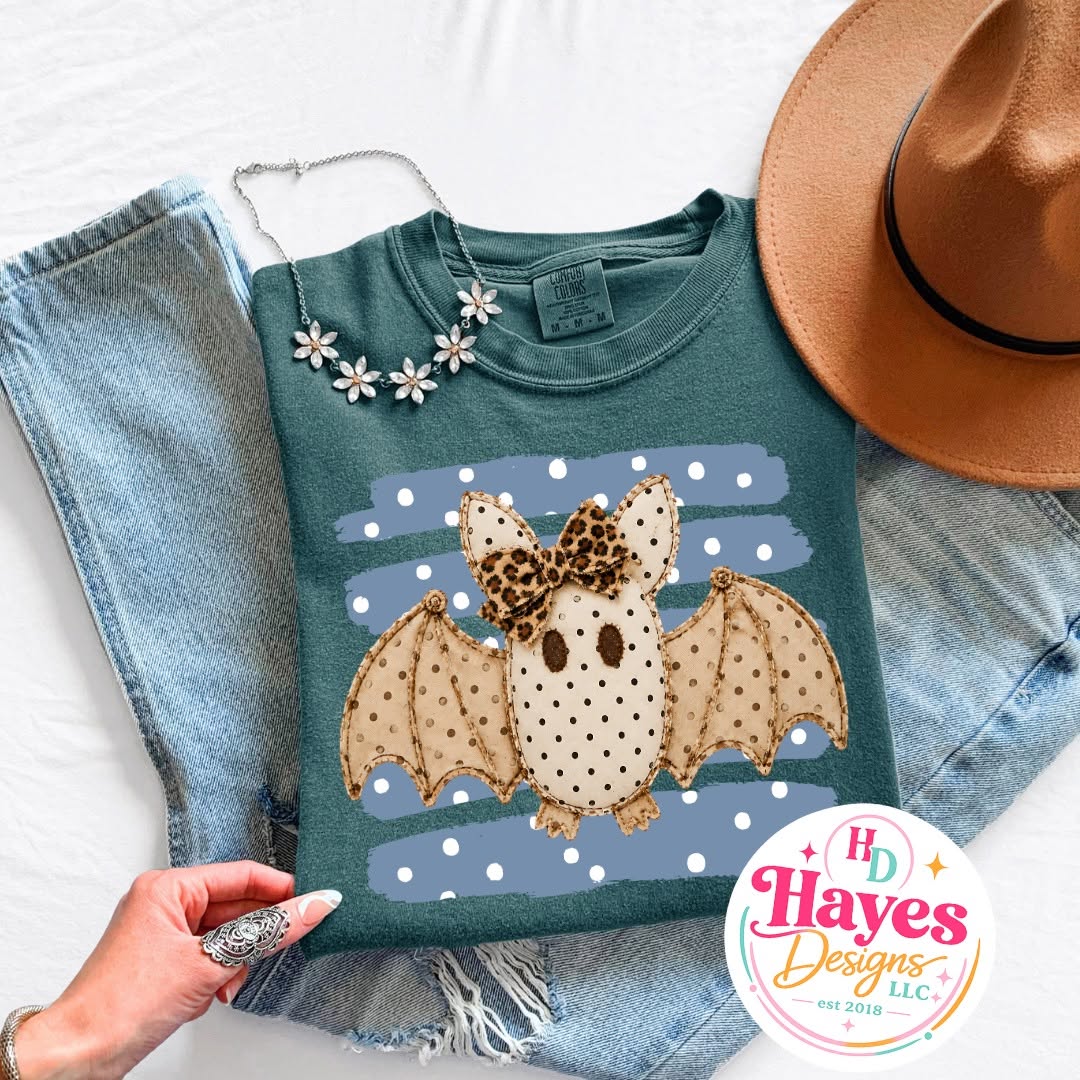 Spooky Chic Bat Tee