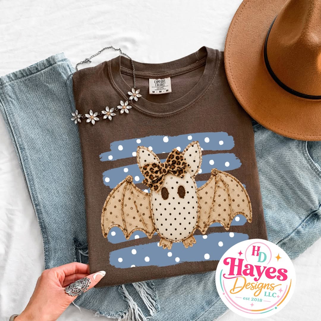 Spooky Chic Bat Tee