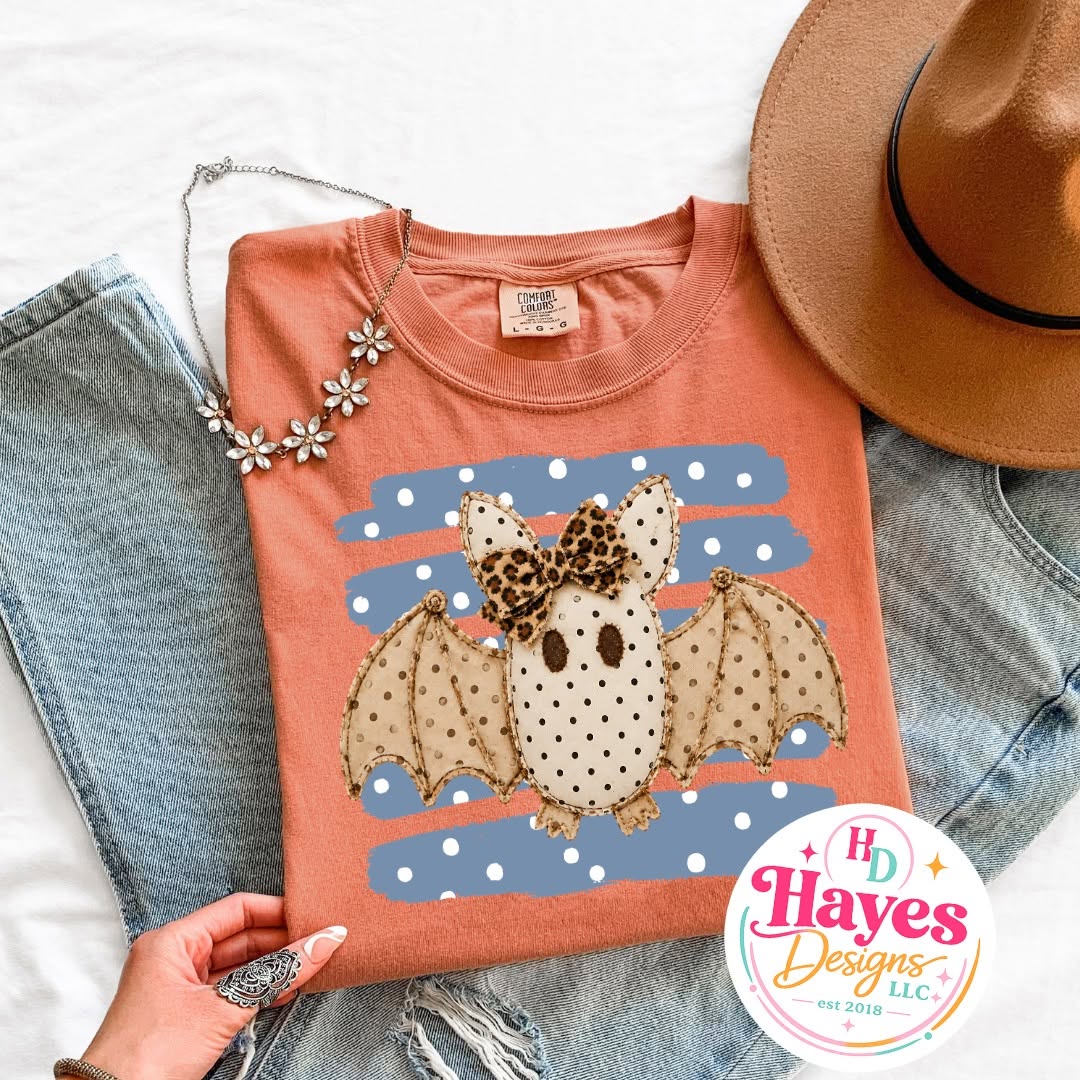 Spooky Chic Bat Tee