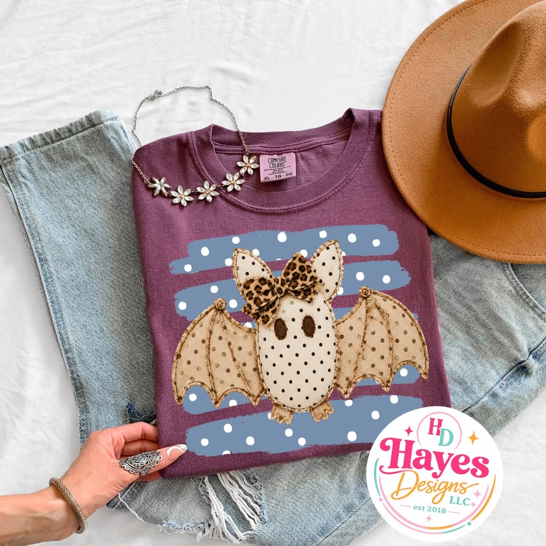Spooky Chic Bat Tee