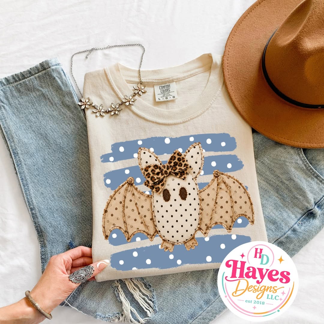 Spooky Chic Bat Tee