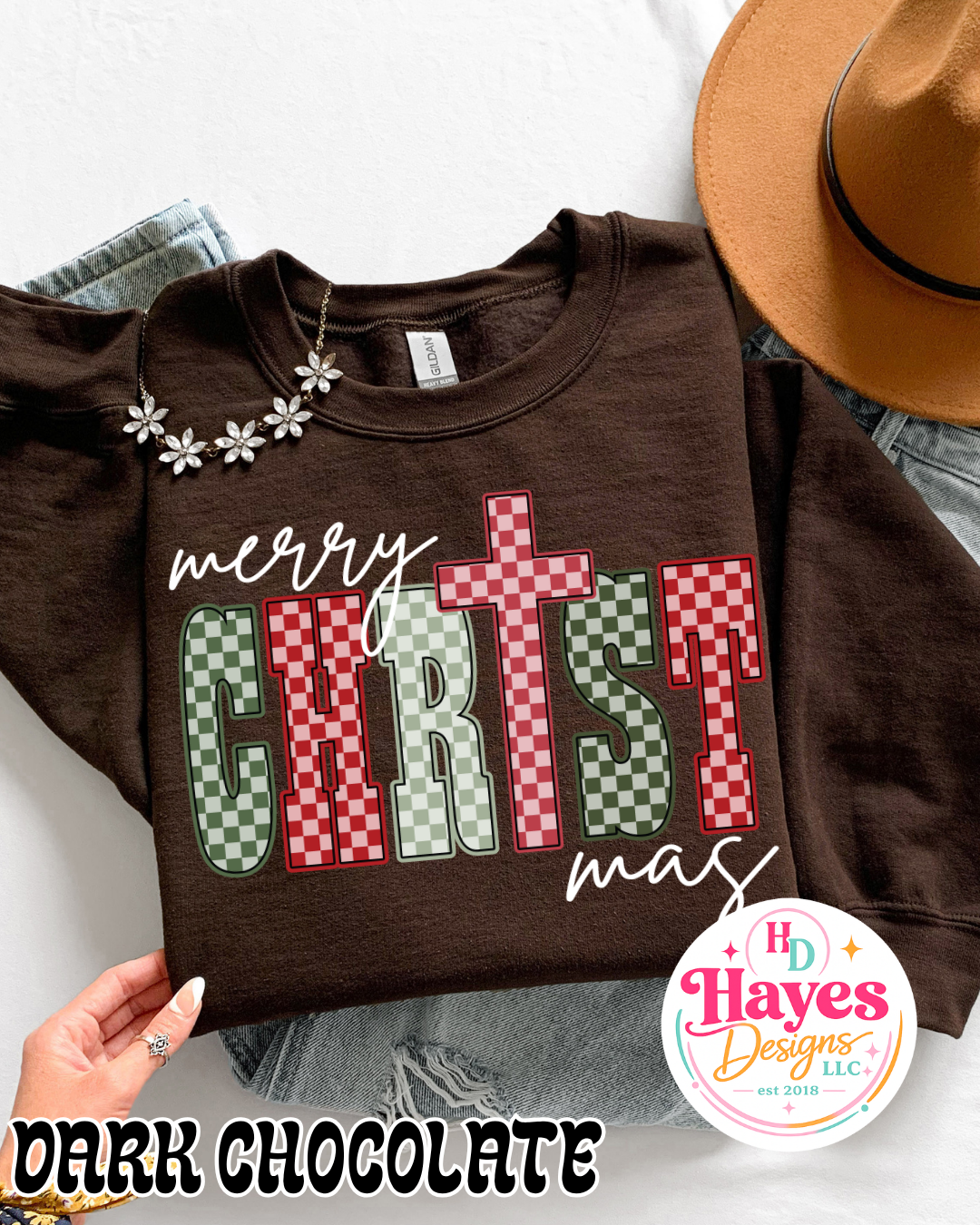 Merry ChrisTmas Tee or Crew