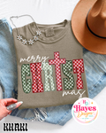 Merry ChrisTmas Tee or Crew