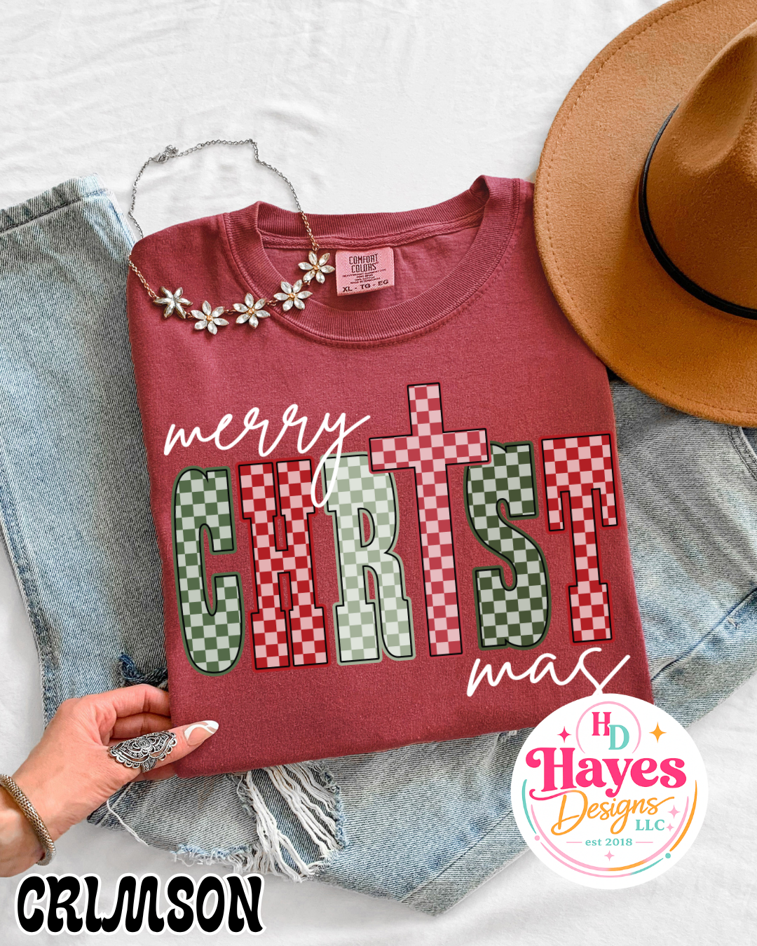 Merry ChrisTmas Tee or Crew