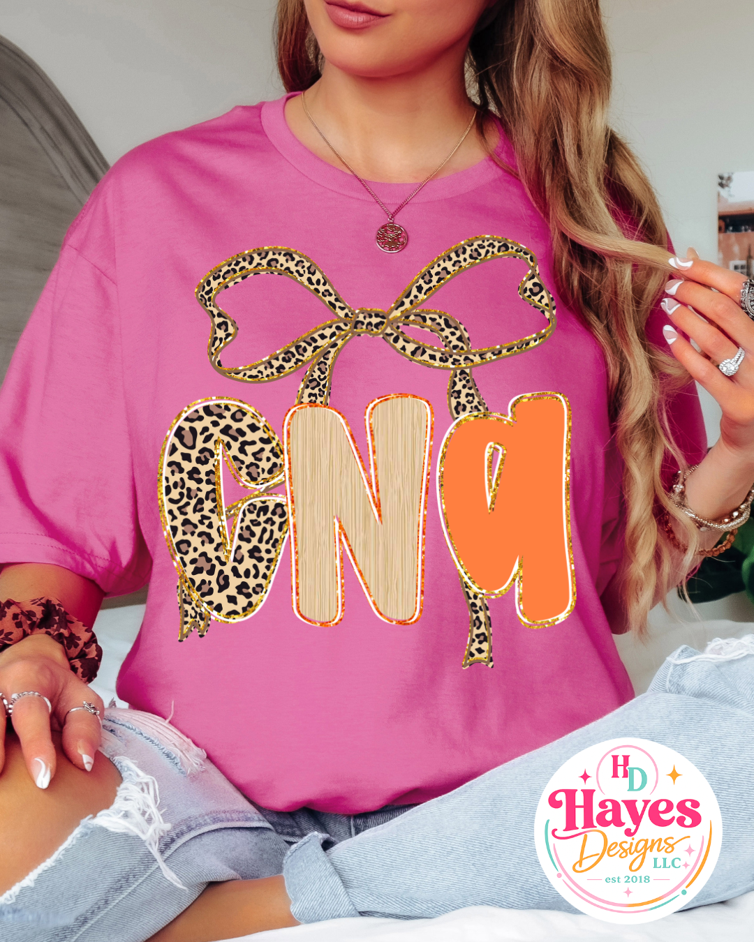 Fall Cheetah CNA Tee