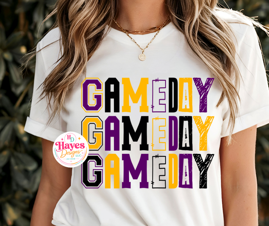 Purple & Gold Gameday Tee