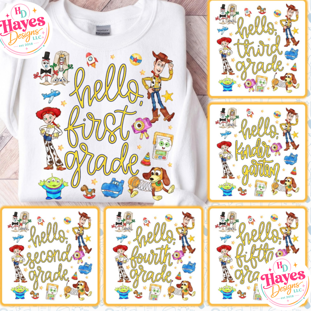 Toy Story Hello Grade Tee