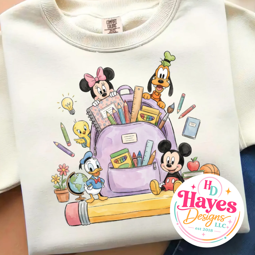 Minnie & Friends Basic Short Sleeve Tee