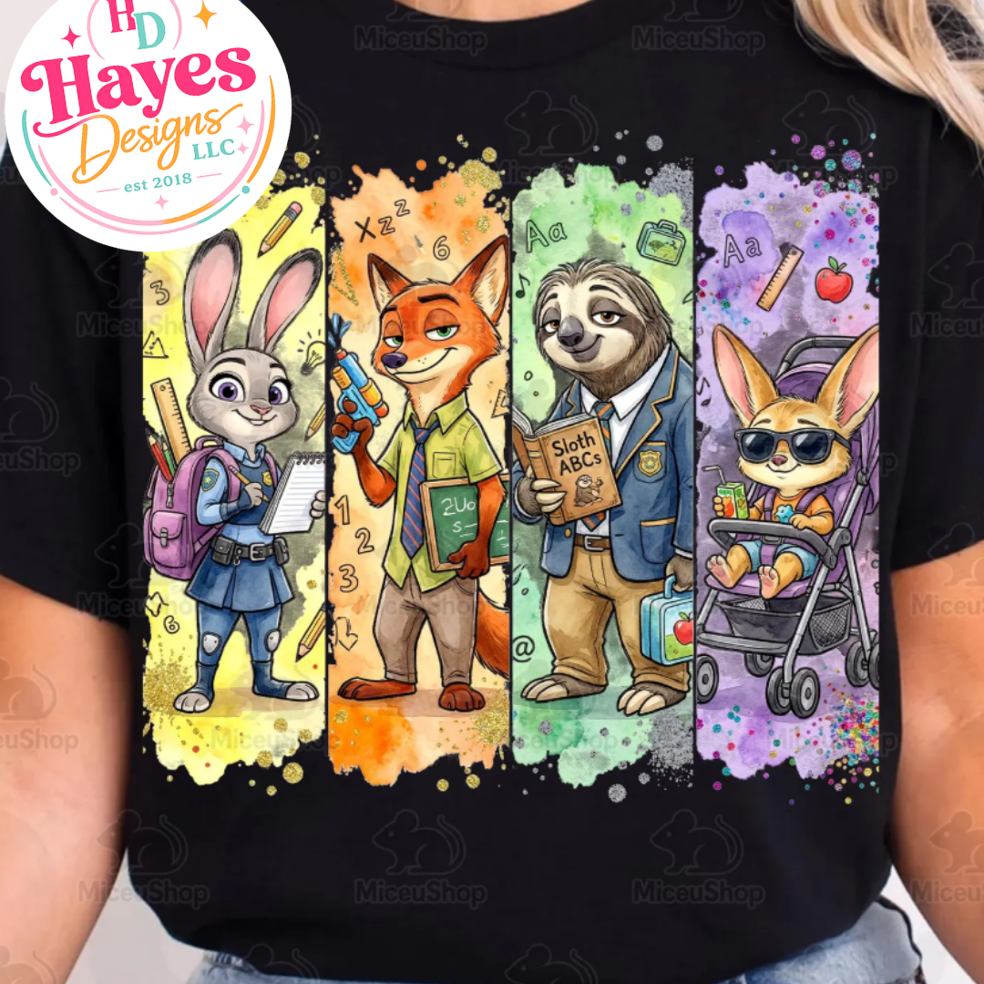 Zootopia Short Sleeve Tee