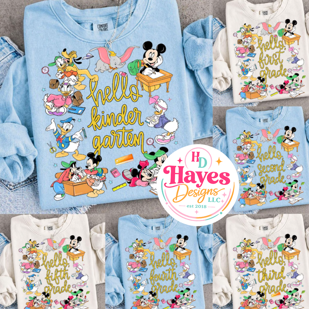 Mickey & Friends Grade Tee