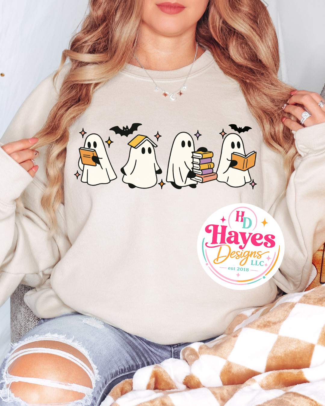 Spooky Books Crewneck Sweatshirt
