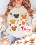Mouse Pumpkin Crewneck Sweatshirt