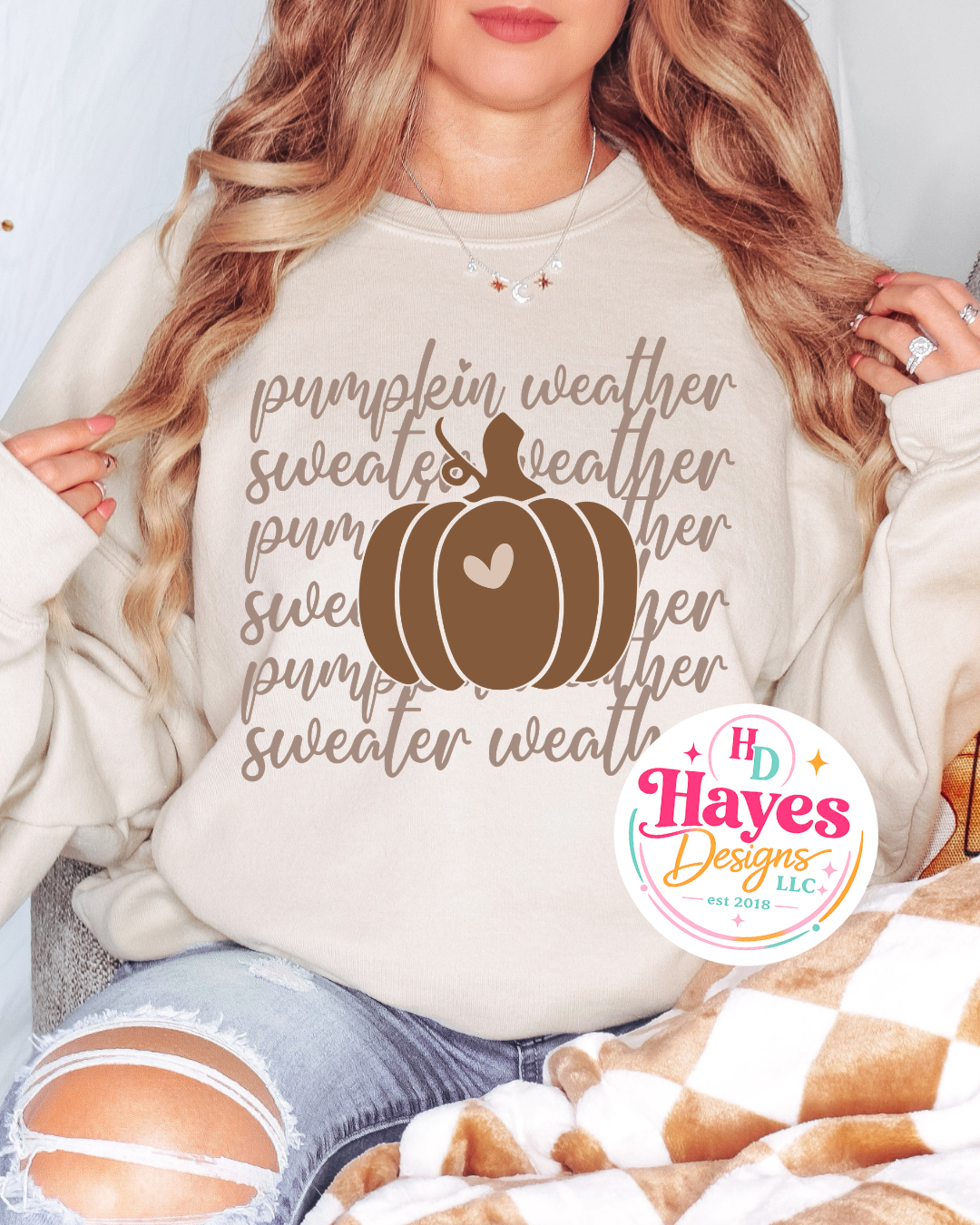 Pumpkin Weather Crewneck Sweatshirt
