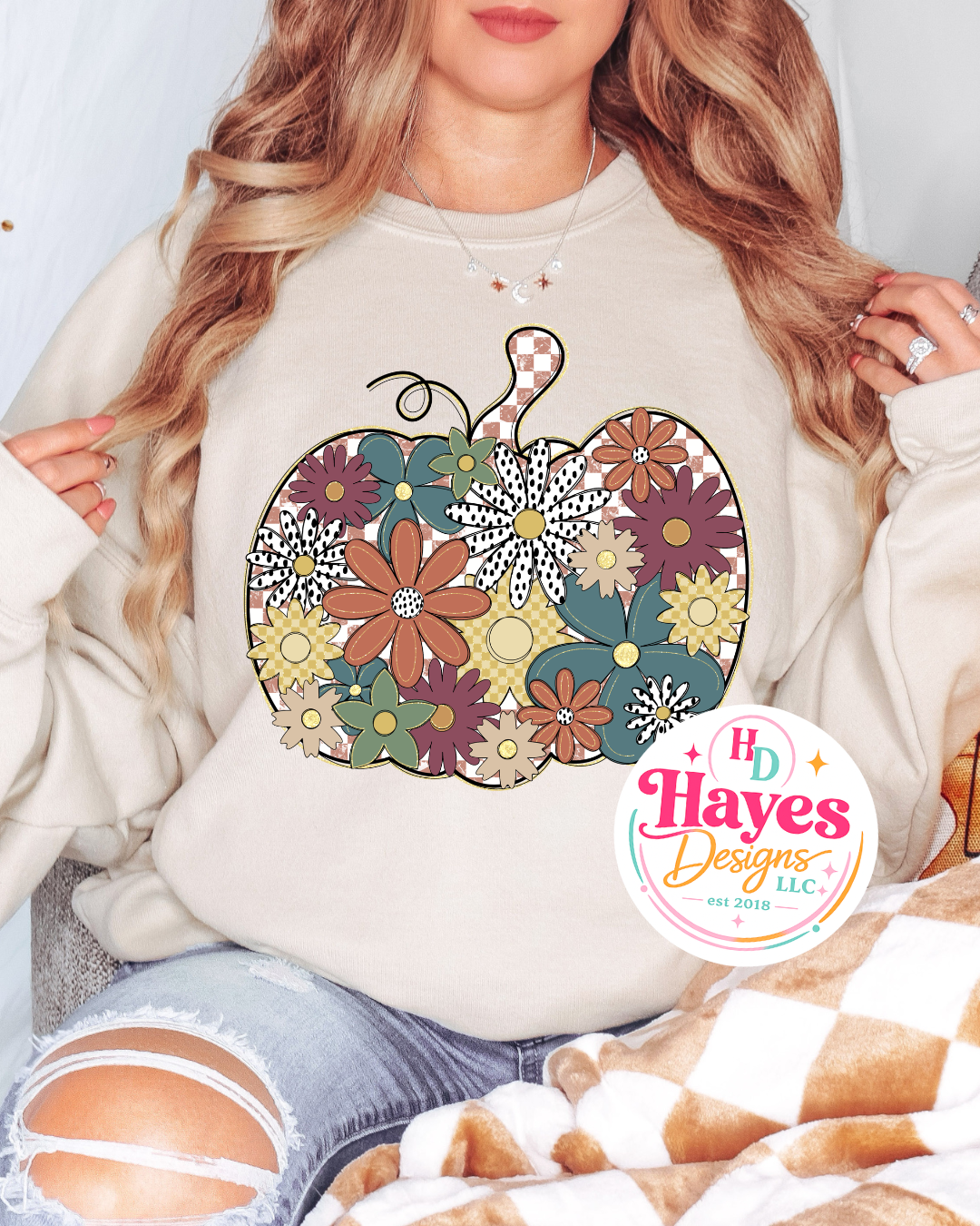 Harvest Floral Crewneck Sweatshirt