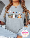 Bluey Halloween Balloons Tee