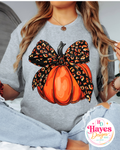 Fall Cheetah Pumpkin Tee