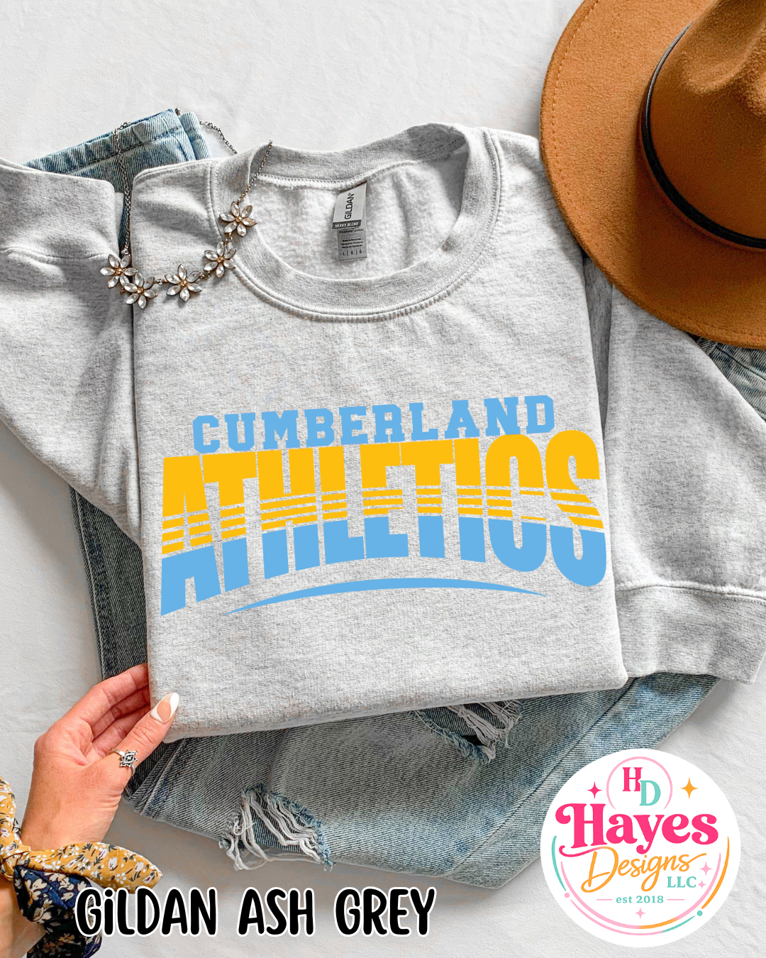 Cumberland Athletics Tee or Crew
