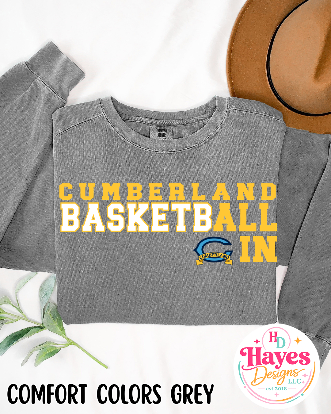 Cumberland Basketball Tee or Crew