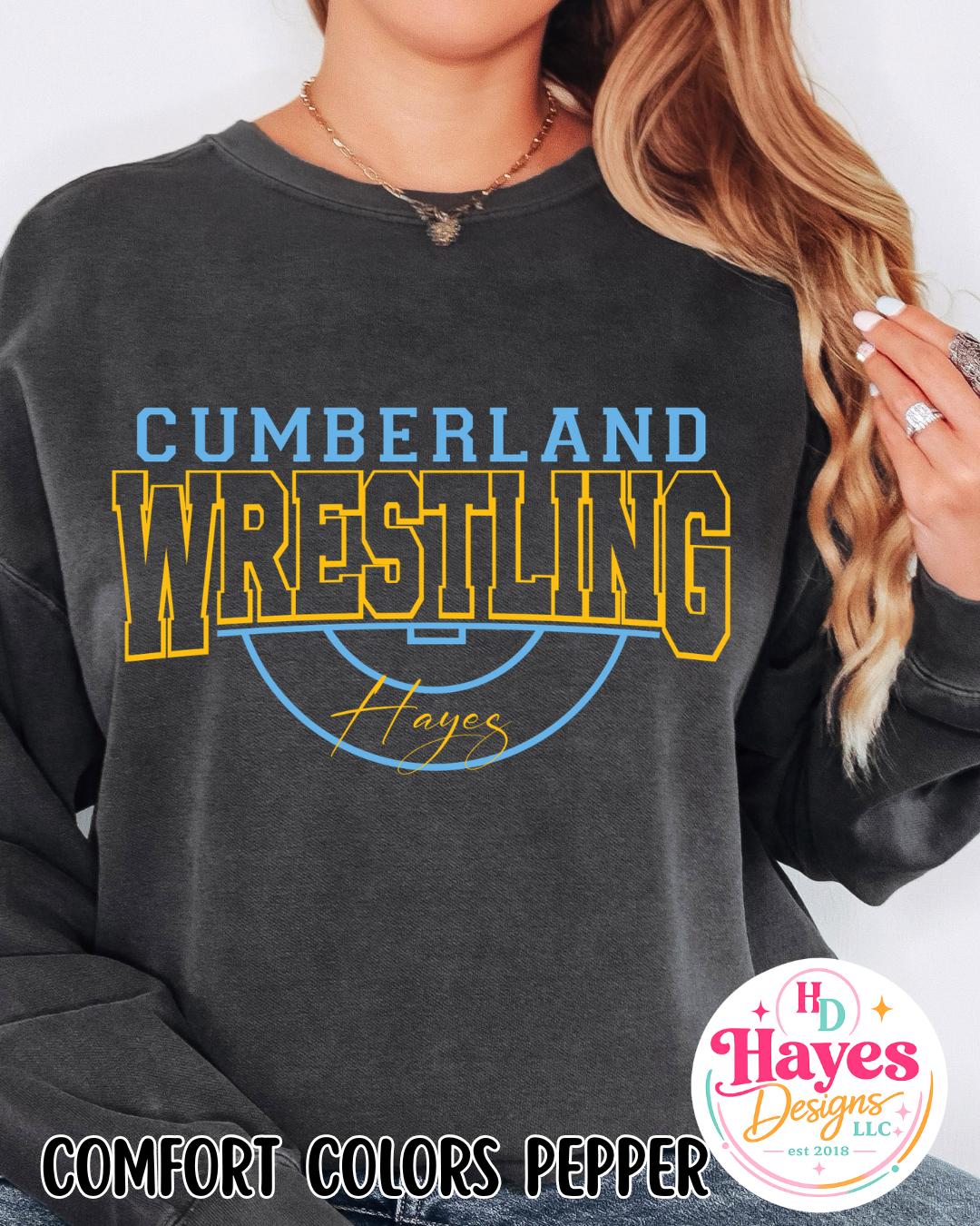 Cumberland Wrestling Tee or Crew