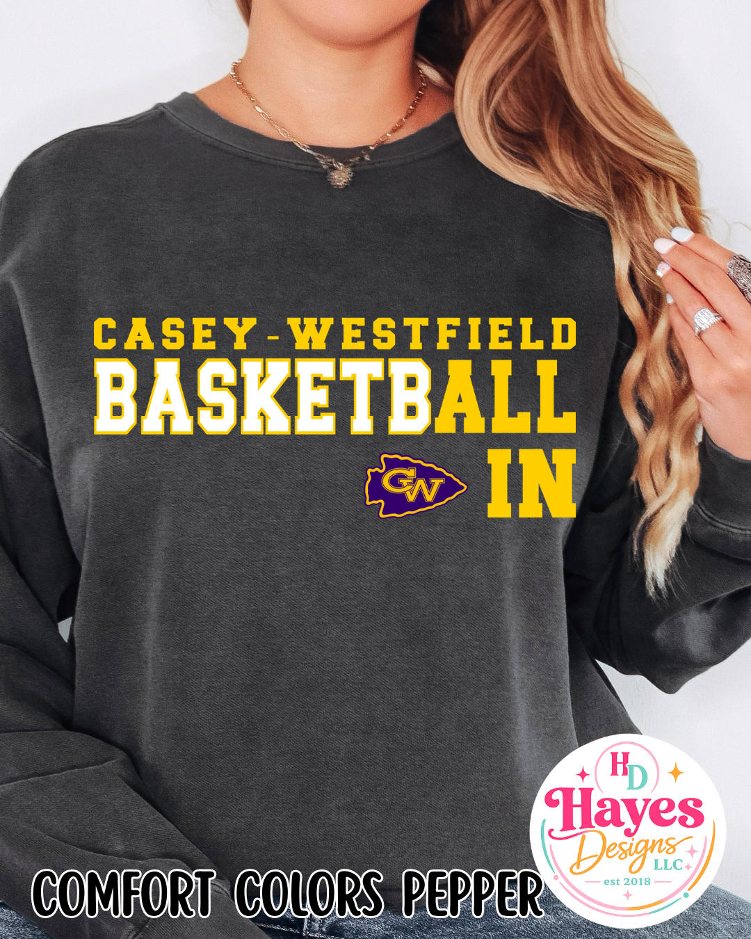 CW Basketball Tee or Crew