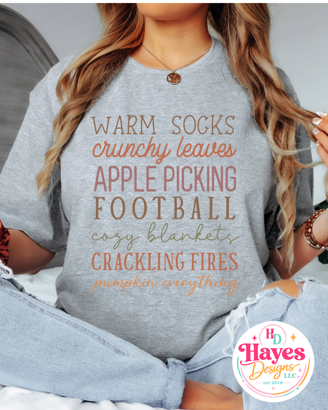 Fall Words Tee