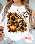 Fall Sunflower Coffee Tee